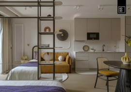 Nowoczesna aranżacja mieszkania, która zachwyca spójnością - projekt KODO