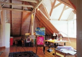 Pracownia na poddaszu