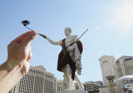 Selfie Cezara, Caesar's Palace, Las Vegas, USA