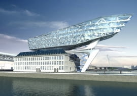 zaha hadid, antwerpia, belgia, port, architektura, projekt