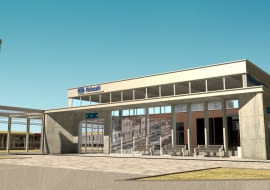 Nowy dworzec w Koluszkach. Proj. GPVT Pracowania Architektoniczna