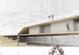 Zwycięski projekt łazienek nad Wisłą