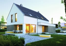 W moim przekonaniu zaproponowany przeze mnie projekt pozwoli stworzyć dom dla ludzi ceniących wygodę mieszkania, takich którzy kojarzą ciepło domowe z ciepłem rozpalonego kominka, wokół którego gromadzi się rodzina.