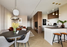 Aranżacja 80-metrowego mieszkania projektu pracowni Metr Po Metrze