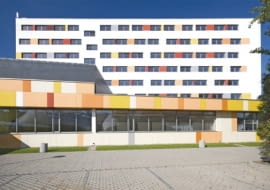 Dom Studencki z usługami sportu przy ul. Rokietnickiej w Poznaniu autorzy: FRONT ARCHITECTS Paweł Kobryński, Wojciech Krawczuk, Marcin Sakson z zespołem autorzy: FRONT ARCHITECTS Paweł Kobryński, Wojciech Krawczuk, Marcin Sakson z zespołem