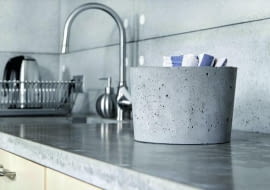 blat z betony, blat kuchenny, kuchnia