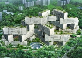 oma, the interlace, singapur, apartamentowiec