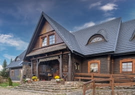 Blachodachówka REGLE na prawdziwym góralskim domu