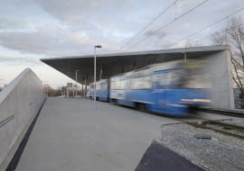 Zintegrowany Węzeł Przesiadkowy na potrzeby EURO 2012, we Wrocławiu, autorstwa Maćków Pracownia Projektowa we współpracy z Piotrem Fokczyńskim