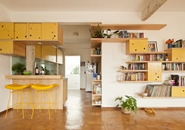 nowoczesne mieszkanie, loft, przebudowa mieszkania, oryginalne mieszkanie, mieszkanie dla młodych