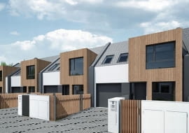 Osiedle domów w Wilkszynie pod Wrocławiem