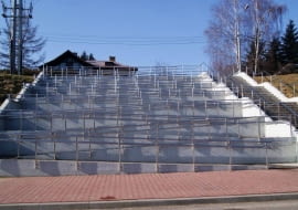 Rampa dla niepełnosprawnych w Siedlcach