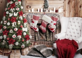 Boże Narodzenie, dekoracje świąteczne, ozdoby, choinka