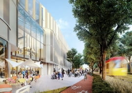 Galeria Młociny w Warszawie. Proj. Kuryłowicz & Associates i Chapman Taylor.