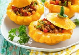 Patisony z warzywami.