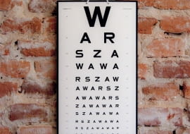 Tablica Warszawa, 27,5 cm x 48 cm, No To Ładnie, prezent na święta, boże narodzenie