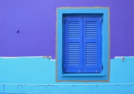 Drewniana okiennica zewnętrzna