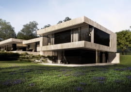 RE: ASSOLUTO HOUSE projektu REFORM Architekt z rzeźbą Mitoraja
