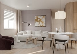 Elegancki apartament w Mławie - aranżacja projektu Weroniki Budzichowskiej