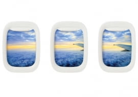 ramka na zdjęcia, okienko samolotu, okno w samolocie