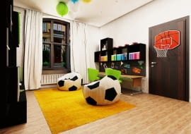 pokój dziecięcy, meble dziecięce, projekt wnętrz, aranżacja wnętrz