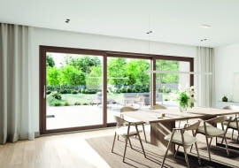 Drzwi podnoszono-przesuwne do domów  nowych i modernizowanych