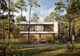 Bukova Forest – willa w Magdalence projektu 81.waw.pl