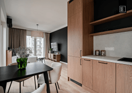 Nowoczesne mieszkanie pełne mocnych akcentów