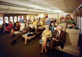 Boeing 747, samolot, podróże samolotem w latach 70.