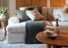 Wnętrze w stylu rustic chic