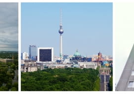 Panorama Berlina z Skylounge in der Gropiusstadt