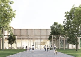 Basen w Piasecznie - zwycięski projekt Maciej Popławski Pracownia