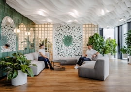 Biuro Lux Med w Warszawie. Proj. Workspace