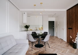 Modern classic w mieszkaniu nad Odrą