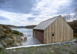 architektura światowa, przystań rybacka, Norwegia, rewitalizacja, przebudowa, drewno