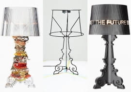 Kartell, Bourgie, lampa Bourgie, słynna lampa Bourgie