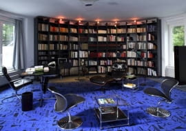 POKOJ WNETRZA MEBLE BIBLIOTEKA KSIAZKI WNęTRZA, MEBLE, KSIążKI, aranżacje, salon, biblioteka, gabinet