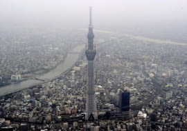 Tokyo Sky Tree - najwyższa wieża na świecie. To już nowa wizytówka miasta.