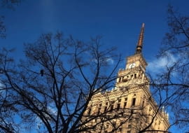 18.10.2007 WARSZAWA PALAC KULTURY I NAUKI ILUSTRACJA MIASTO PEKIN PKIN PANORAMA MIASTA ZABYTEK