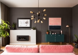 Kolorowa sztukateria we wnętrzach