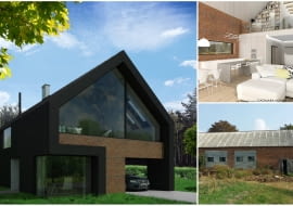 Projekt adaptacji starej stodoły na dom jednorodzinny