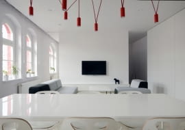 nowoczesne mieszkanie, minimalistyczne mieszkanie, białe mieszkanie, nowoczesne mieszkanie, mieszkanie w bieli