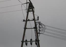 prąd, energia elektryczna, linie wysokiego napięcia