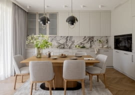 W klimacie modern classic - aranżacja 77-metrowego mieszkania