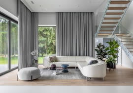 Nowoczesny dom nad rozlewiskiem Narwi