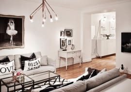 mieszkanie w skandynawskim stylu, jak urządzić eleganckie mieszkanie, mieszkanie, pomysły na urządzanie wnętrz
