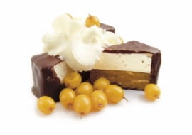 Angielski placek z rokitnikiem