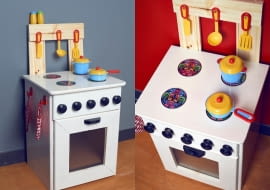 Kuchnia drewniana dla dzieci