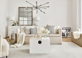 Jakie lampy wybrać do salonu w stylu glamour?