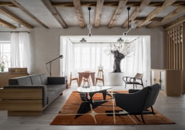 Przebudowa wnętrz przedwojennego domu w Szczecinie. Proj. Loft Kolasiński